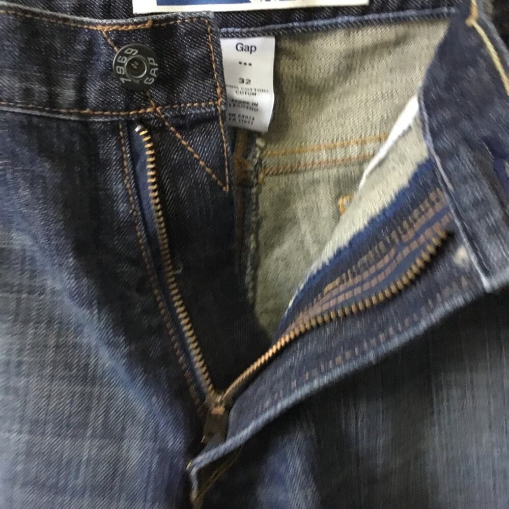 Gap Jeans Blue Men Zip Fly Shorts - Picture 11 of 12
